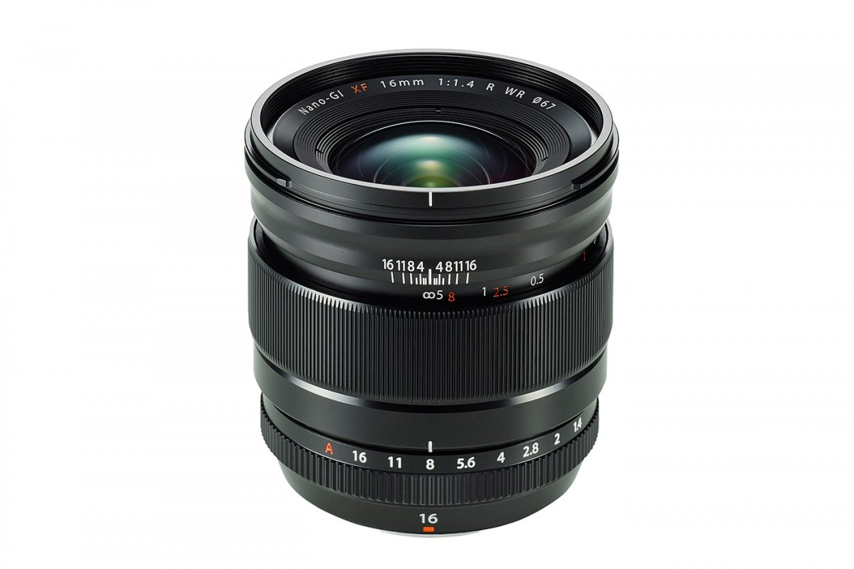 Fujifilm XF 16 mm F1,4 R WR vidvinkelobjektiv