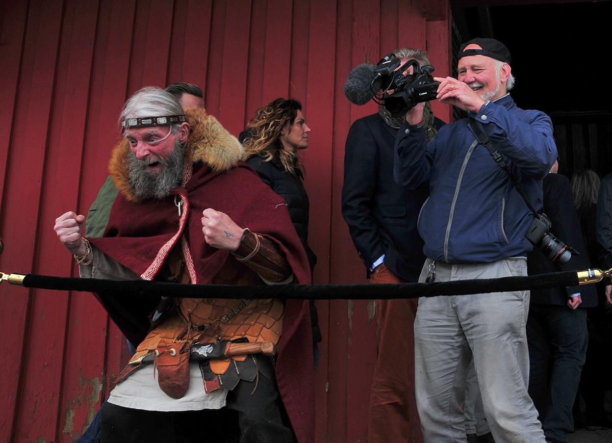 Torbjorn Byman Viking och filmaren Peter Gerdehag