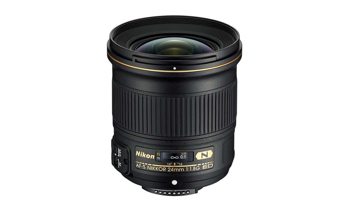 Nikon AF-S 24mm f1,8 G ED ljusstarkt vidvinkelobjektiv fullformat APS-C