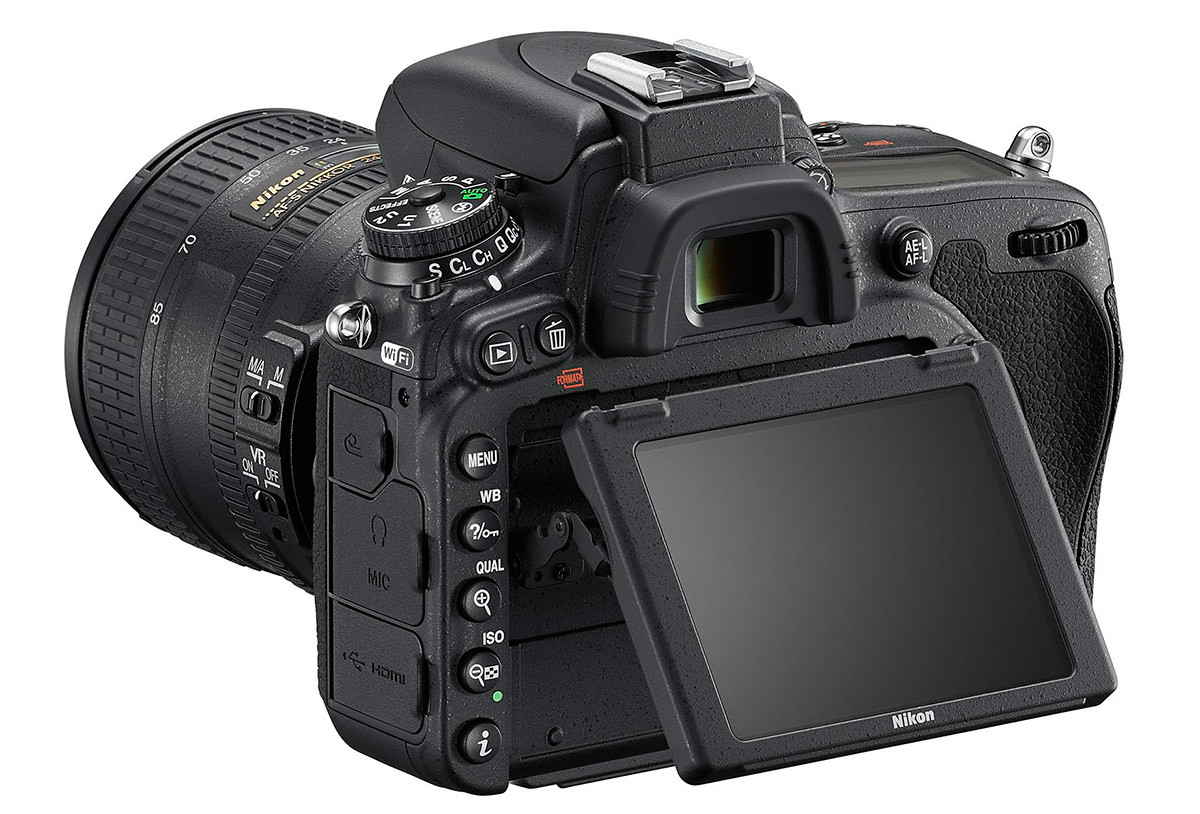 Nikon D750 kameratest vinklingsbar monitor