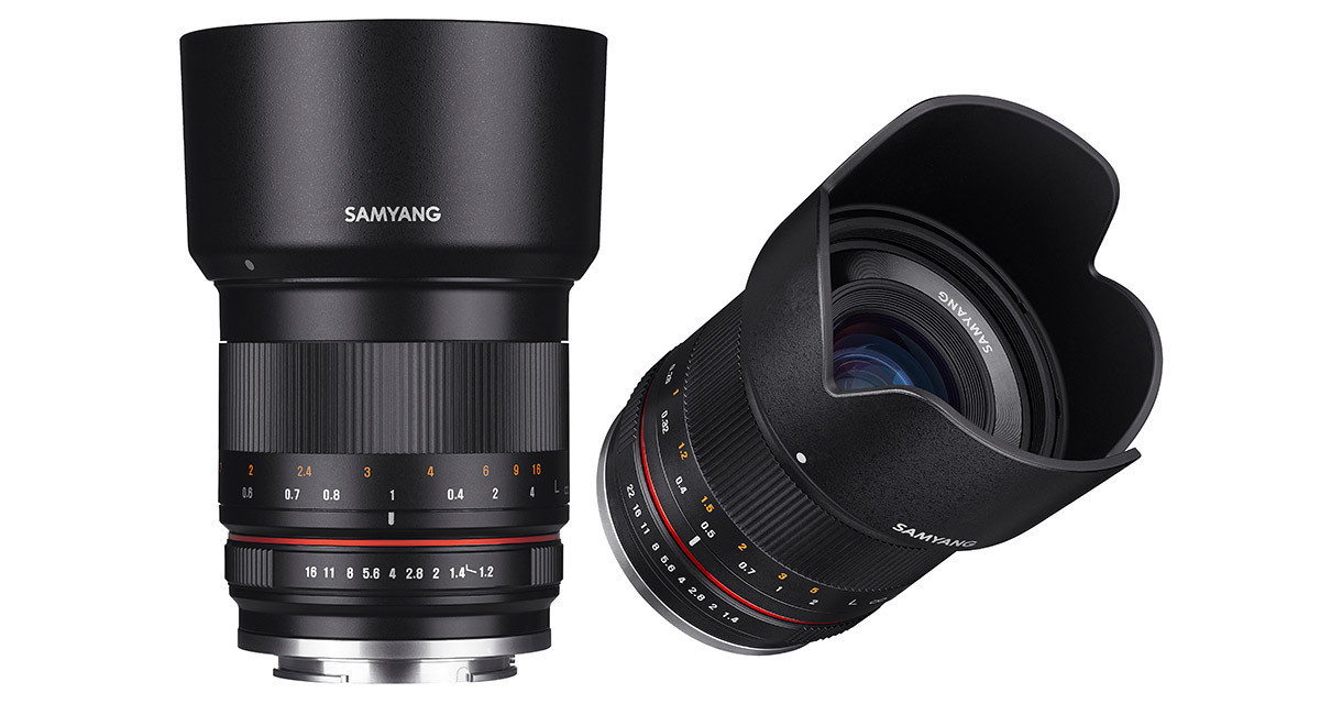 Samyang 21mm f/1.2 & Samyang 50mm f/1.4 ljusstarka objektiv