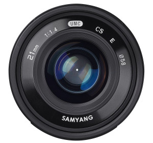 Samyang 21mm f/1,4 ED AS UMC CS ljusstarkt objektiv