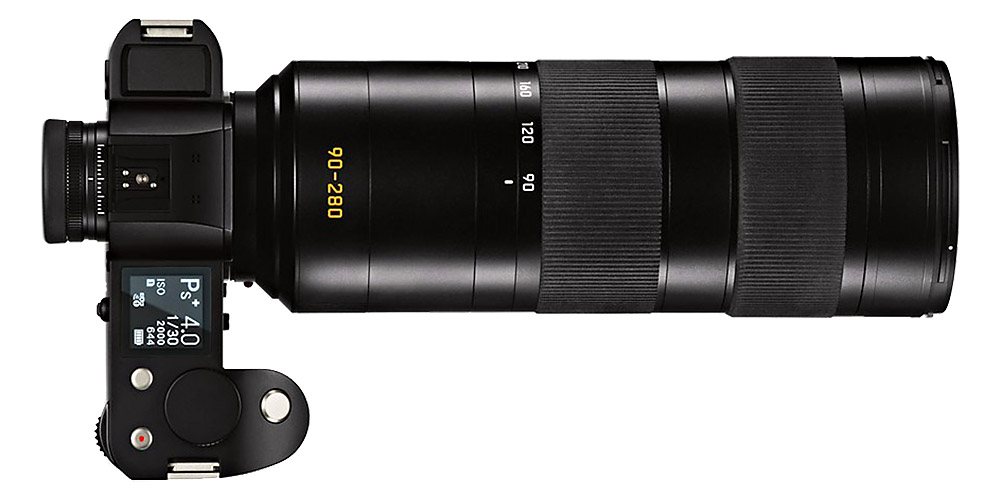 Leica APO Vario-Elmarit-SL 90–280 mm f/2,8-4 telezoom objektiv & Leica SL fullfomat