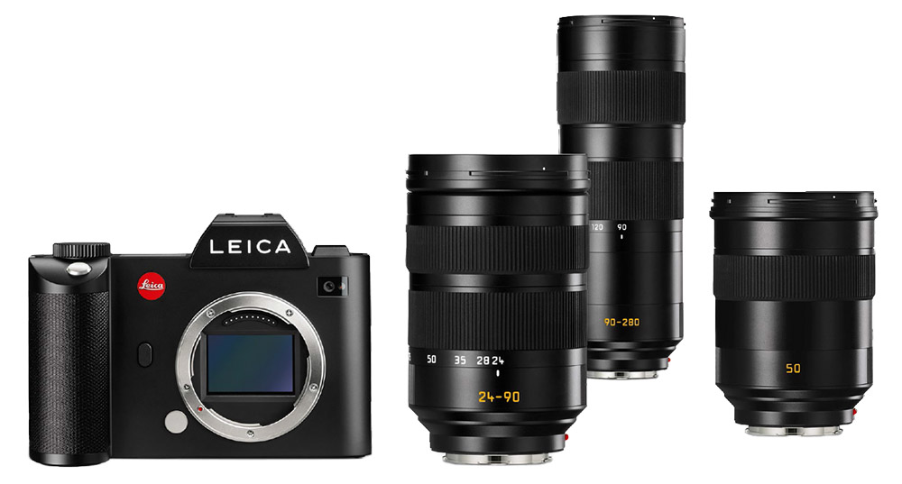 Leica SL spegellös fullformatskamera fullformat systemkamera Leica CL objektiv