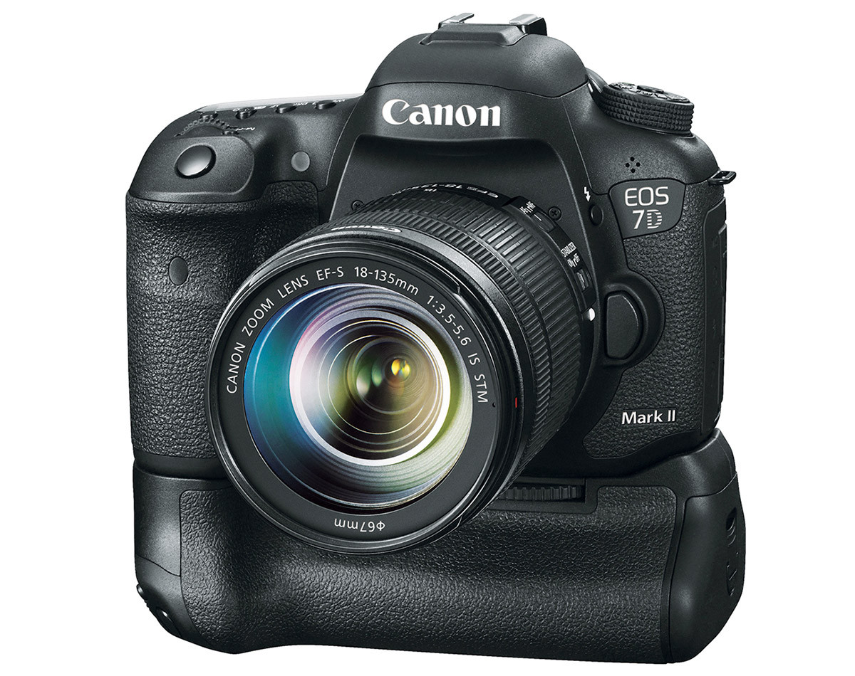 Canon EOS 7D Mark II test batterigrepp BH-E16