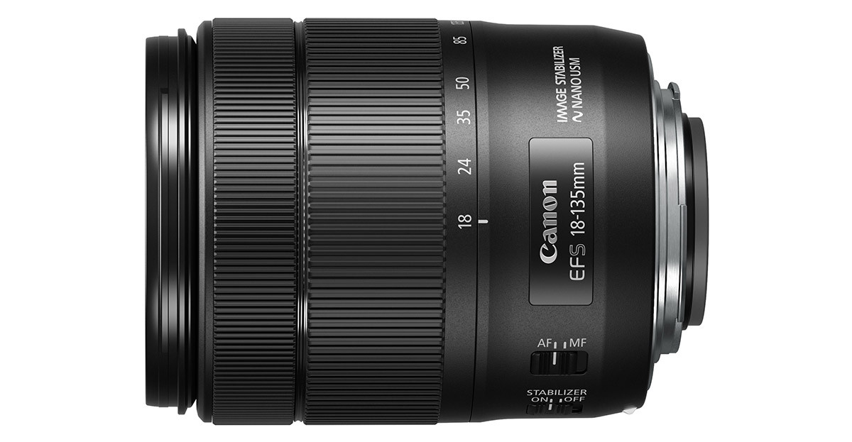 Canon EF-S 18-135/3,5-5,6 IS USM ny allroundzoom särskilt lämpad för videofilmning