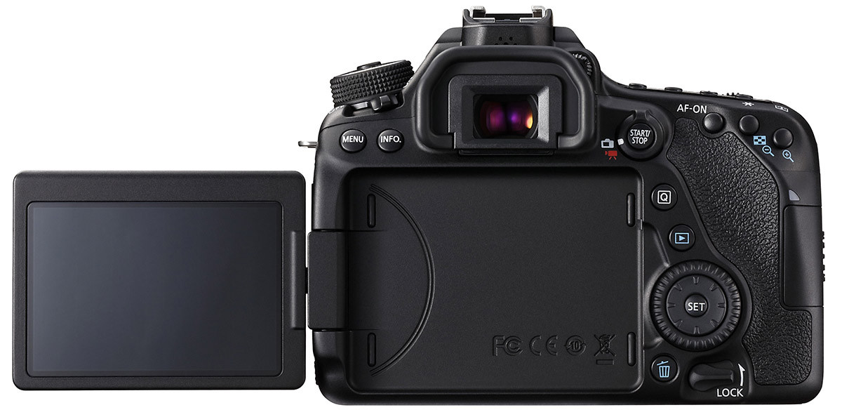 Canon EOS 80D APS-C DSLR utvikbar vridbar skärm