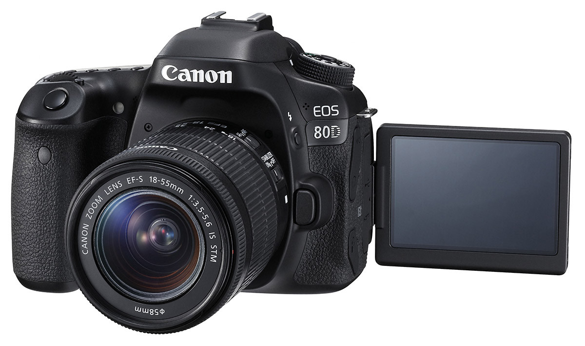 Canon EOS 80D systemkamera APS-C 24 megapixel 45 fokuspunkter