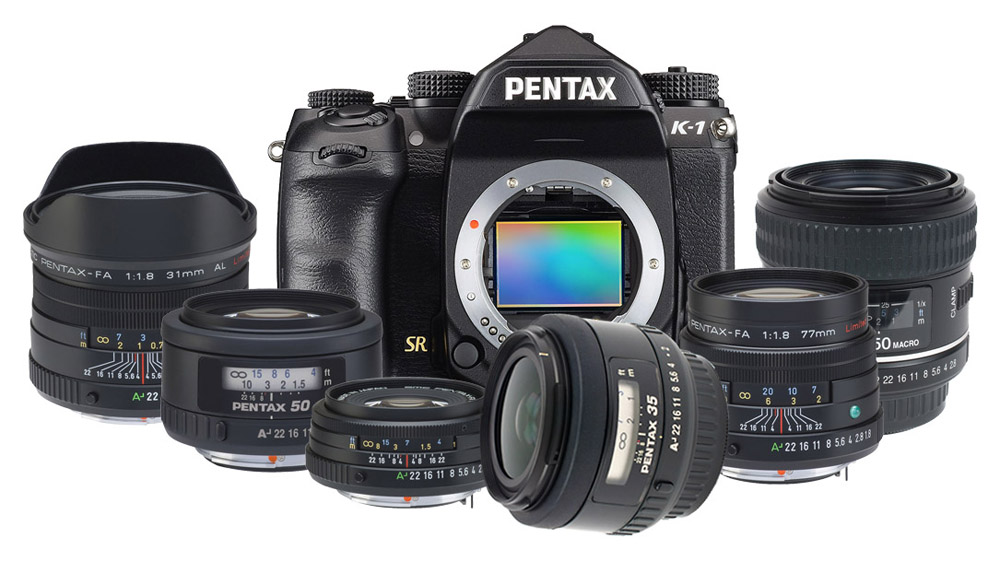 Test sex fasta fullformatsobjektiv för Pentax K-1