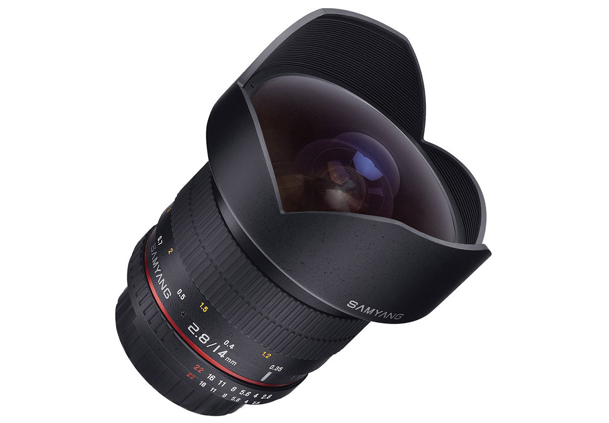 Samyang MF 14mm f/2.8 vidvinkelobjektiv