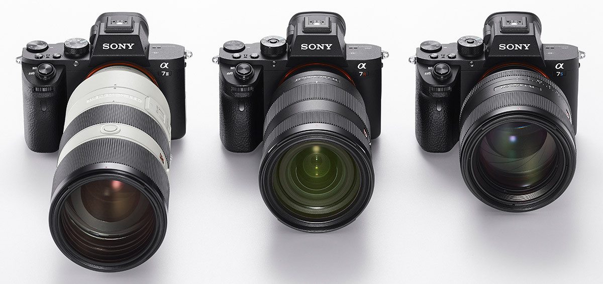 Sony G Master serie 85mm F1.4 GM, 24-70mm F2.8 GM, 70-200mm F2,8 GM OSS