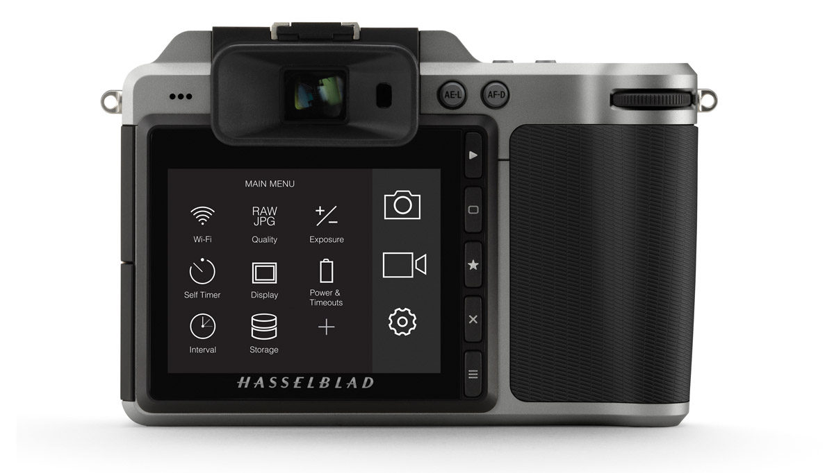 Hasselblad X1D 3-tums pekskärm