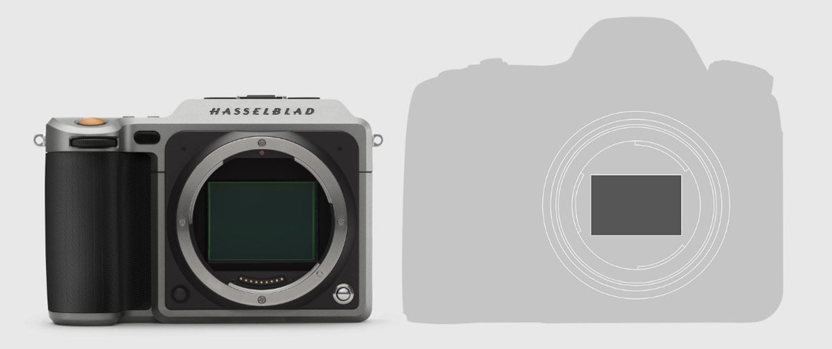 Hasselblad X1D mellanformatssensor vs DSLR med fullformatssensor