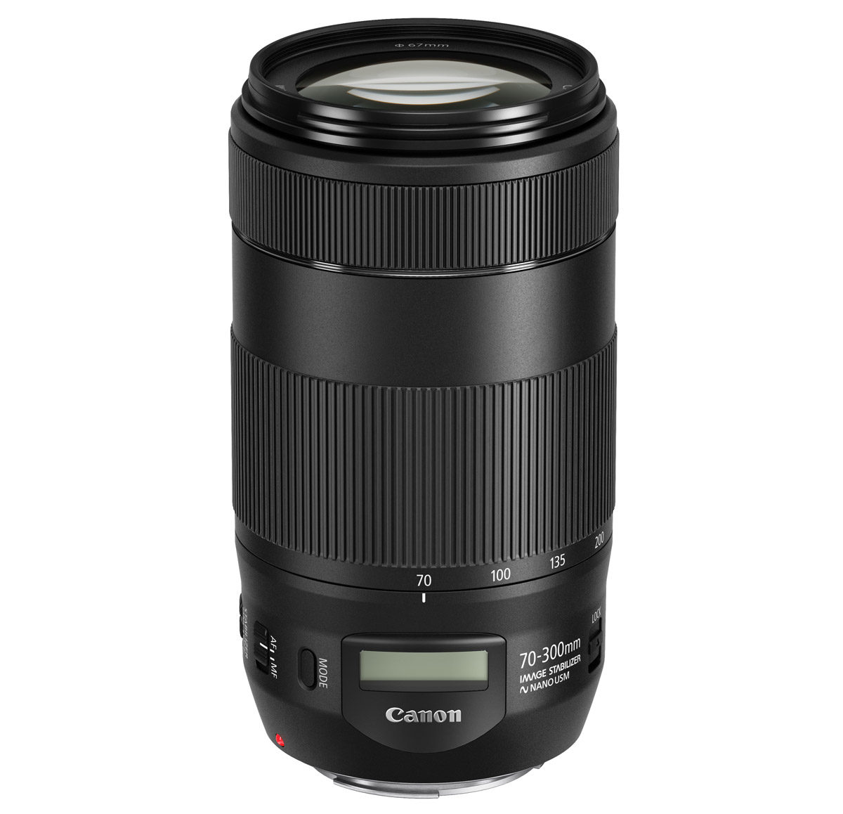 canon EF 70-300 mm f/4-5,6 is ii usm telezoom lcd display nano usm