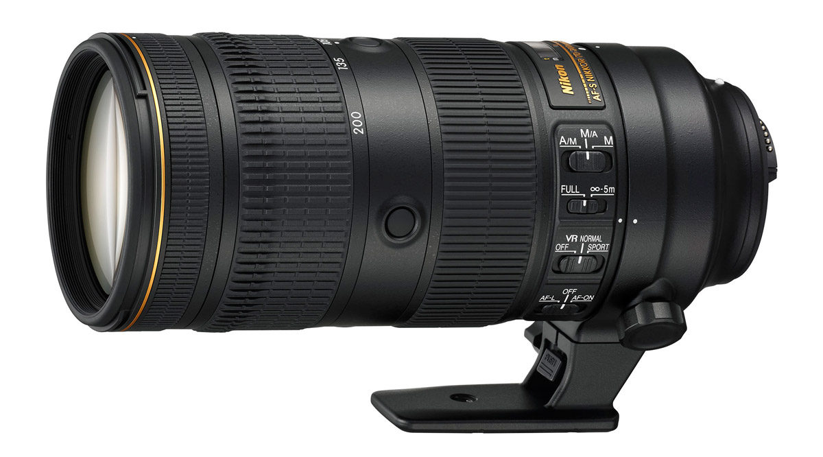 Nikon AF-S 70-200 mm f/2.8 E FL ED VR ny ljusstark telezoom med bildstabilisering