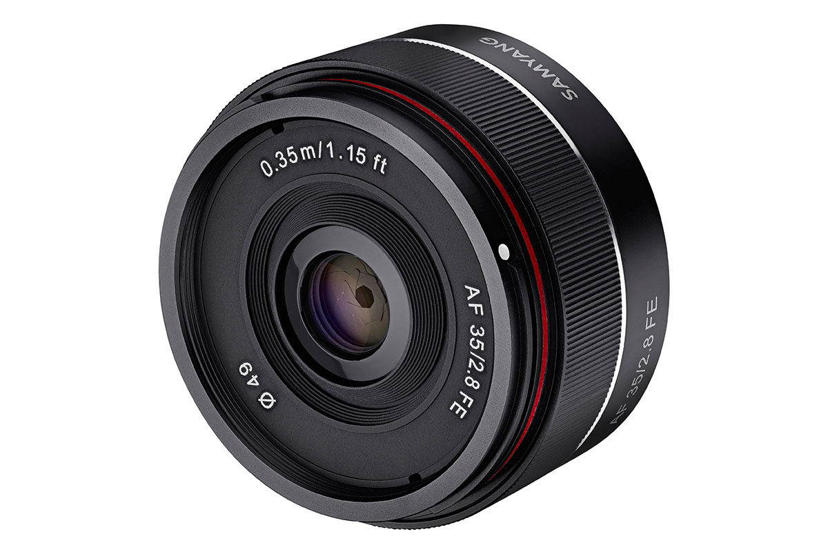 Samyang AF 35 mm f/2.8 FE vidinkelobjektiv Sony FE-fattning