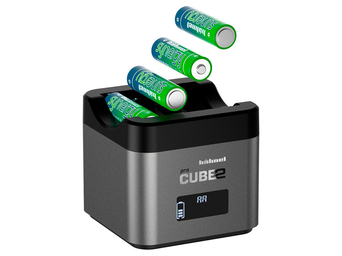 Hähnel Procube 2 dubbelladdare för Nikon EN-EL15 & EN-EL14 samt AA batterier