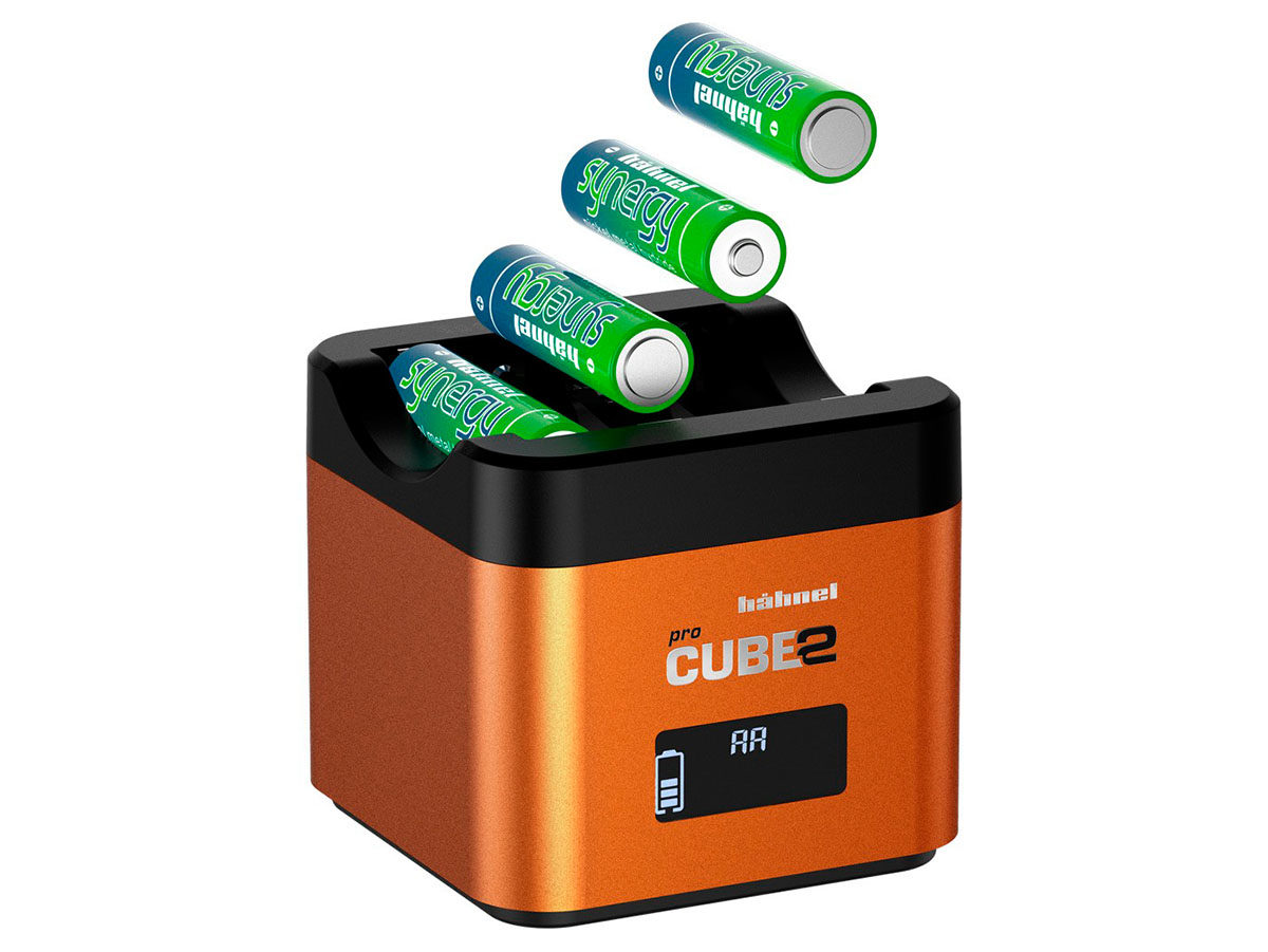 Hähnel Procube 2 dubbelladdare för Sony NP-FW50, NP-FZ100 eller NP-BX1 samt AA batterier