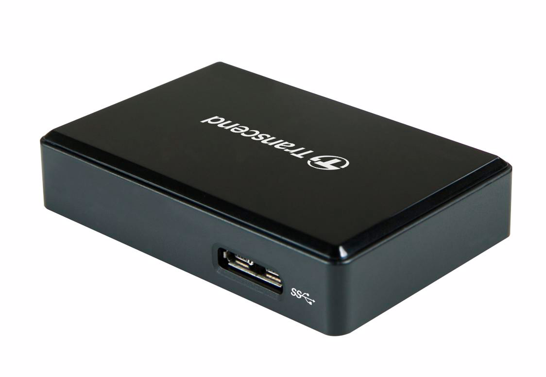 Transcend minneskortläsare med USB-C 3.1 och fack för Compact Flash, SD, microSD