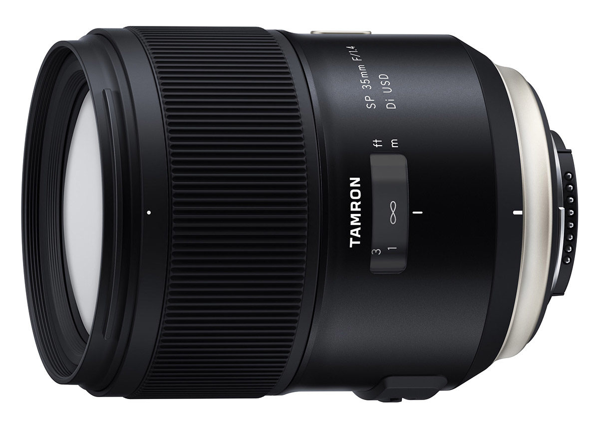 Tamron SP 35 mm f/1,4 Di USD ljusstarkt vidvinkelobjektiv för Canon och Nikon fullformat