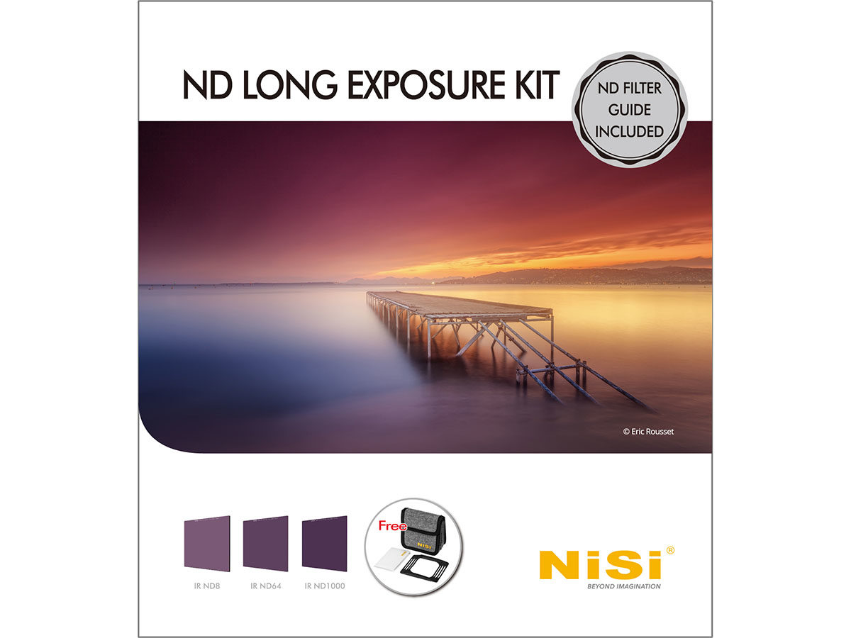 NiSi filterkit med ND filter ND8, ND64 och ND1000 för långtidsexponering perfekt för landskapsfotografering