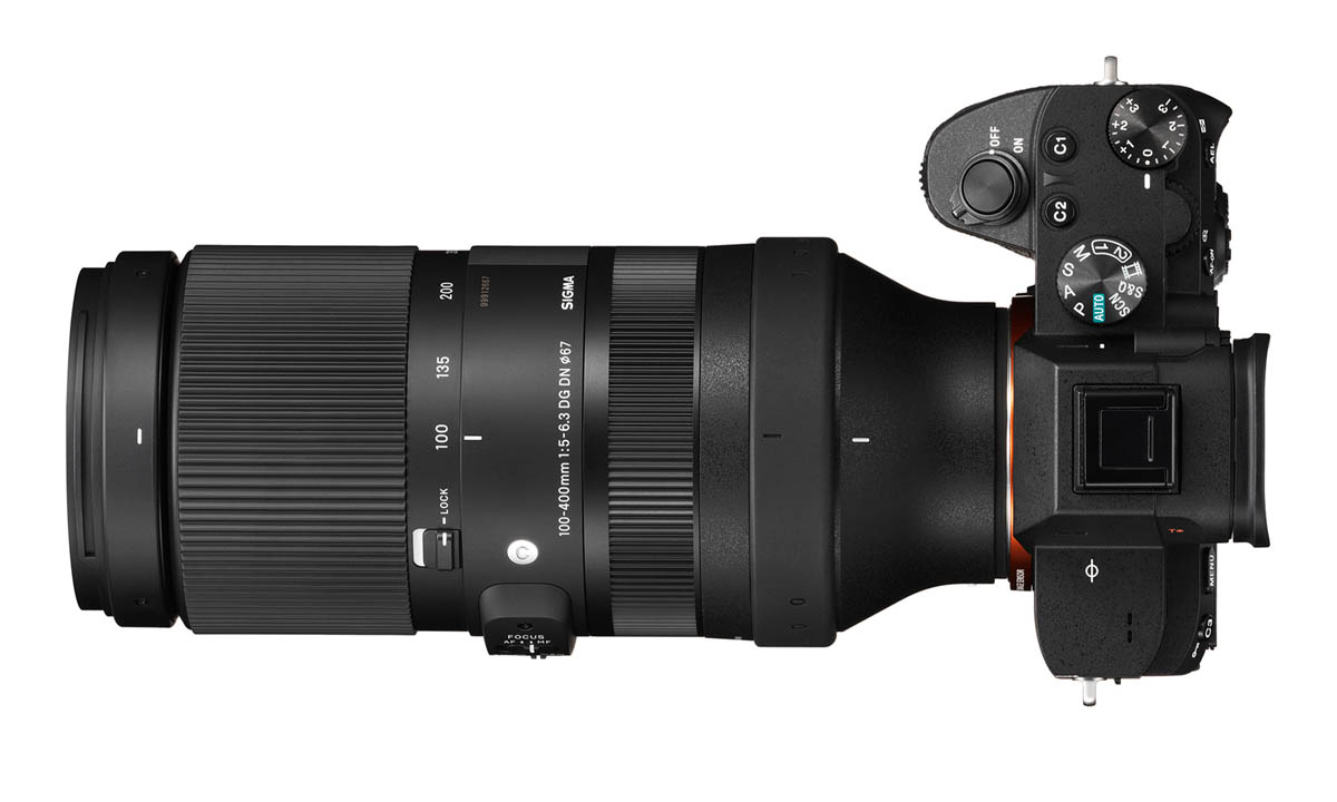 Sigma 100–400 mm f/5–6.3 DG DN OS Contemporary för spegelfria systemkameror Sony E-fattning och Leica L-fattning