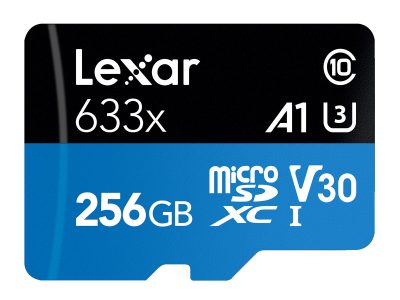 Lexar 256 GB microSDXC Pro 633X UHS-I V30